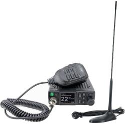 PNI Pachet statie radio CB PNI Escort HP 8900 ASQ, 12-24V + antena CB PNI Extra 45 cu baza magnetica (PNI-PACK104)