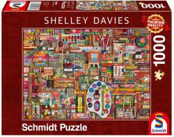 Schmidt Spiele Puzzle Schmidt din 1000 de piese - Ustensile pentru artisti (59698)