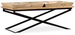 vidaXL Măsuță de cafea lemn masiv de mango 110x55x42 cm (244898) Masa de cafea