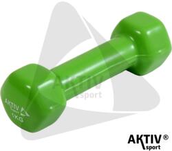 Aktivsport Kézisúlyzó vinyl Aktivsport 1 kg zöld