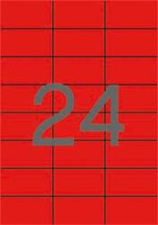 APLI Etikett, 70×37 mm, színes, APLI, piros, 480 etikett/csomag (LCA1593)
