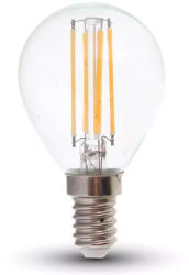 V-TAC Bec LED 6W, Filament, E14, P45, Clear Cover 6400K, 130lm/W (11435-)