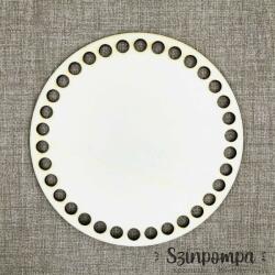  Horgolható kerek alap - 15 cm (átmérő)