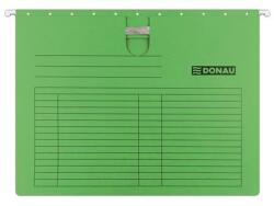 DONAU Függőmappa, gyorsfűzős, karton, A4, DONAU, zöld (7430101PL-06) - irodaszerbolt