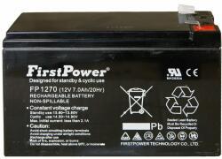 First Power Акумулаторна батерия First Power FP1270T1, 12V, 7 Ah, F1 конектори (FP1270T1)