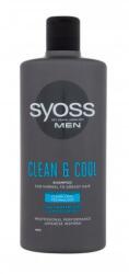 Syoss Men Clean & Cool șampon 440 ml pentru bărbați