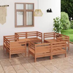 vidaXL Set mobilier de grădină, 8 piese, maro miere, lemn masiv de pin (3082430) - vidaxl