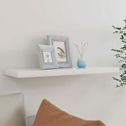 vidaXL Raft de perete suspendat, alb și stejar, 80x23, 5x3, 8 cm, MDF (326579) Raft