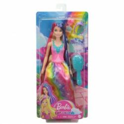 Mattel Barbie Dreamtopia Printesa cu Parul Lung si Accesorii GTF38 Papusa Barbie