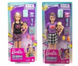 Mattel Barbie Babysitters Papusa Skipper cu Bebelus GRP10