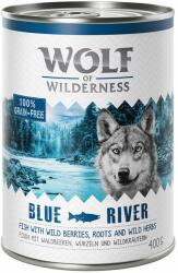 Wolf of Wilderness Wolf of Wilderness Pachet economic Adult 24 x 400 g - Blue River Pește