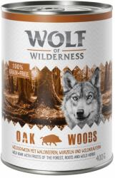 Wolf of Wilderness Wolf of Wilderness Pachet economic Adult 24 x 400 g - Oak Woods Mistreț