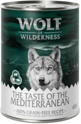 Wolf of Wilderness Wolf of Wilderness Pachet economic "The Taste Of" 24 x 400 g - The Mediterranean