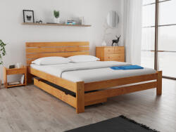 Pat inalt Paris, arin 140x200 cm Saltele: Cu saltele Somnia 18 cm, Somiera pat: Cu lamele drepte