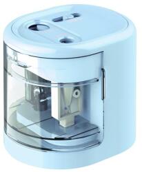 Rapesco Hegyező, kétlyukú, asztali, elemes, USB töltővel, RAPESCOPS12-USB, világoskék (1447.00)