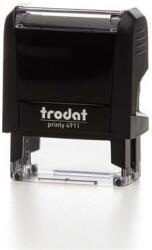 TRODAT Bélyegző, TRODAT „Printy 4911, fekete ház, fekete párnával (IT4911FF)