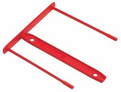 Fellowes Lefűzőklip, műanyag, 85 mm, FELLOWES, Bankers Box®, piros (IFW00896) - becsiirodaker