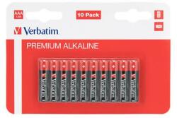 Verbatim Elem, AAA, alkáli, 10 db, VERBATIM „Premium (VEAAA10)