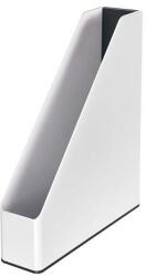 Leitz Iratpapucs, műanyag, 73 mm, kettős színhatású, LEITZ „Wow, fekete (E53621095)