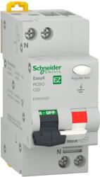 Schneider Disjunctor diferential RCBO 1P+N, 20A, capacitate rupere 4500A, curba C, Schneider Easy9 EZ9D32620 (TSB00022994)