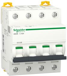Schneider Disjunctor 4P, 40A, capacitate rupere 6000A, curba C, Acti9 IK60N, Schneider A9K24440 (TSB00001169)
