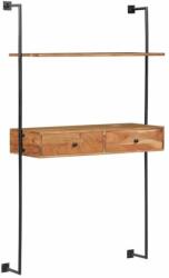 vidaXL Birou de perete, 90 x 40 x 170 cm, lemn masiv de acacia (247694) Raft