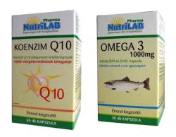 NutriLAB Koenzim Q10+Omega 3 kapszula (60+30 db) 90 db