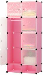 Timeless Tools Műanyag elemes szekrény-rózsaszín (HOP1000976-4)