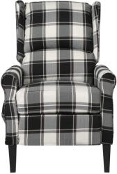 vidaXL Fotoliu de masaj rabatabil, multicolor, material textil (329319)