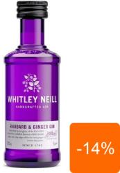 Whitley Neill Gin Whitley Neill, Rubarba si Ghimbir, Rhubarb & Ginger Gin 43%, Miniatura, 0.05 l