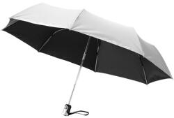  Esernyő automata, összecsukható O 98cm, fémvázas, ezüst/fekete