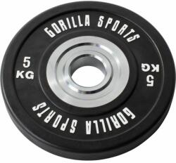 Gorilla Sports Súlytárcsa gumírozott 5 kg (100946-00001-0010) Súlytárcsa