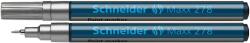 Schneider Marker cu vopsea SCHNEIDER Maxx 278, varf rotund 0.8mm - argintiu (S-127854) - officeclass