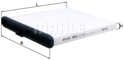 KNECHT Filtru, aer habitaclu KNECHT LA 1139 (LA 1139)