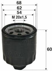VALEO Filtru ulei VALEO 586011 (586011) - automobilus