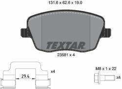 TEXTAR set placute frana, frana disc TEXTAR Q+ 2358101 (2358101)