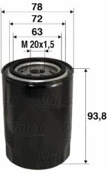 VALEO Filtru ulei VALEO 586080 (586080) - automobilus