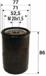 VALEO Filtru ulei VALEO 586002 (586002) - automobilus