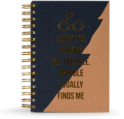 Pyramid International Caiet notite Harry Potter - Trouble usually finds me