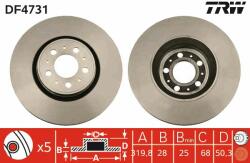 TRW Disc frana TRW DF4731 (DF4731) - automobilus