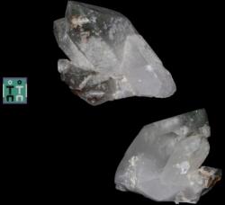 Cuart cu Clorit Fantoma Himalaya - Mineral Natural Brut - 54-88 x 22-30 x 20-30 mm - (XXL) - 1 Buc