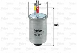 VALEO filtru combustibil VALEO 587503 (587503) - automobilus