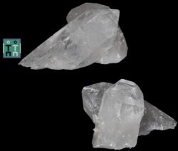  Cristal Natural Cuart Alb Brut - 13x7x6 cm - ( XXL ) - Unicat