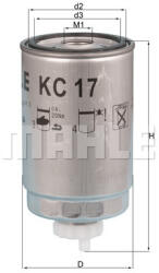 KNECHT filtru combustibil KNECHT KC 17D (KC 17D)