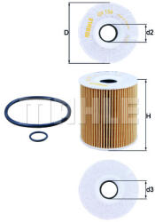 KNECHT Filtru ulei KNECHT OX 156D1 (OX 156D1) - automobilus