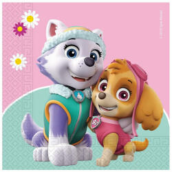 Procos Paw Patrol Skye and Everest szalvéta, 33 x 33 cm, 20 db/cs