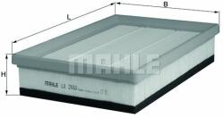 KNECHT Filtru aer KNECHT LX 2060 (LX 2060)