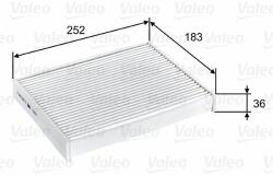 VALEO Filtru, aer habitaclu VALEO ESSENTIAL 715803 (715803)