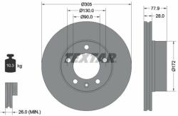 TEXTAR Disc frana TEXTAR PRO 92115903 (92115903)