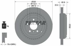 TEXTAR Disc frana TEXTAR PRO 92150903 (92150903)